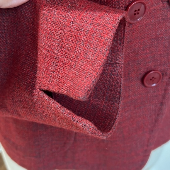 MaxMara Tweed Wool Cashmere Silk Double Breasted Blazer - Picture 9 of 12